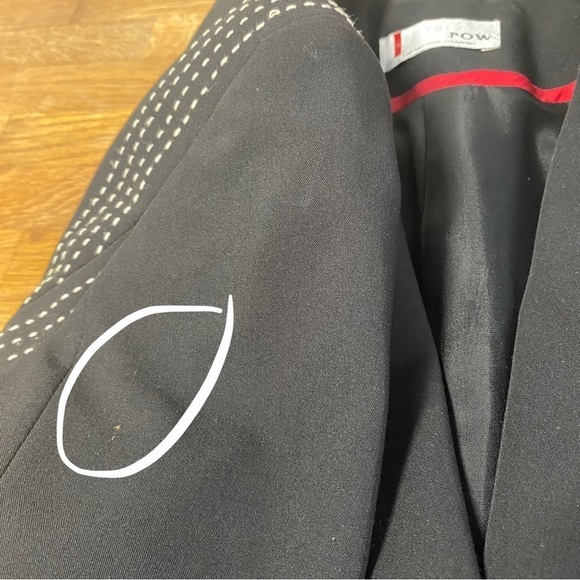 Andy Thê-Anh Canadian Designer Black Blazer Size 6 - Picture 8 of 10